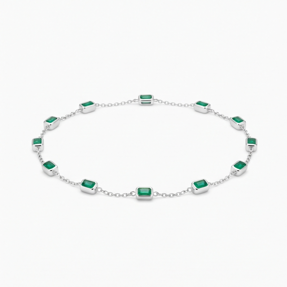 Emerald Station Bracelet