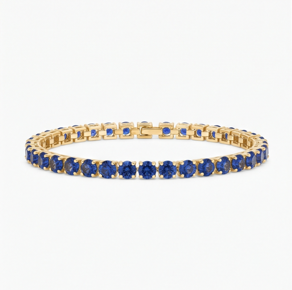 Sapphire Tennis Bracelet