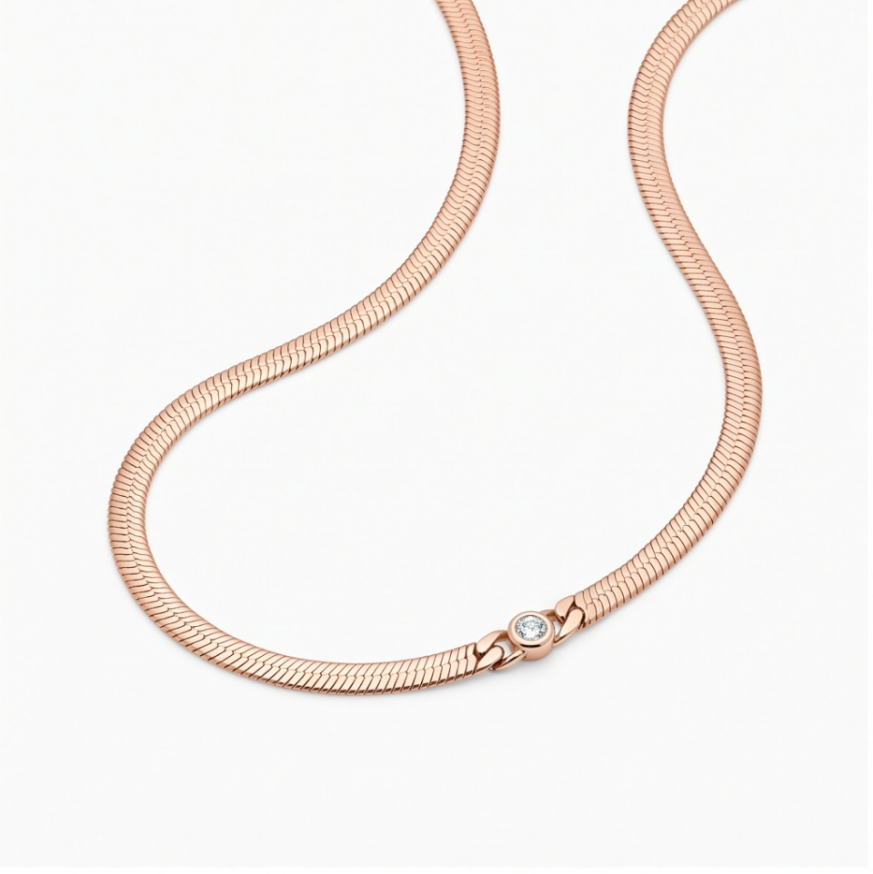 Herringbone Chain Necklace