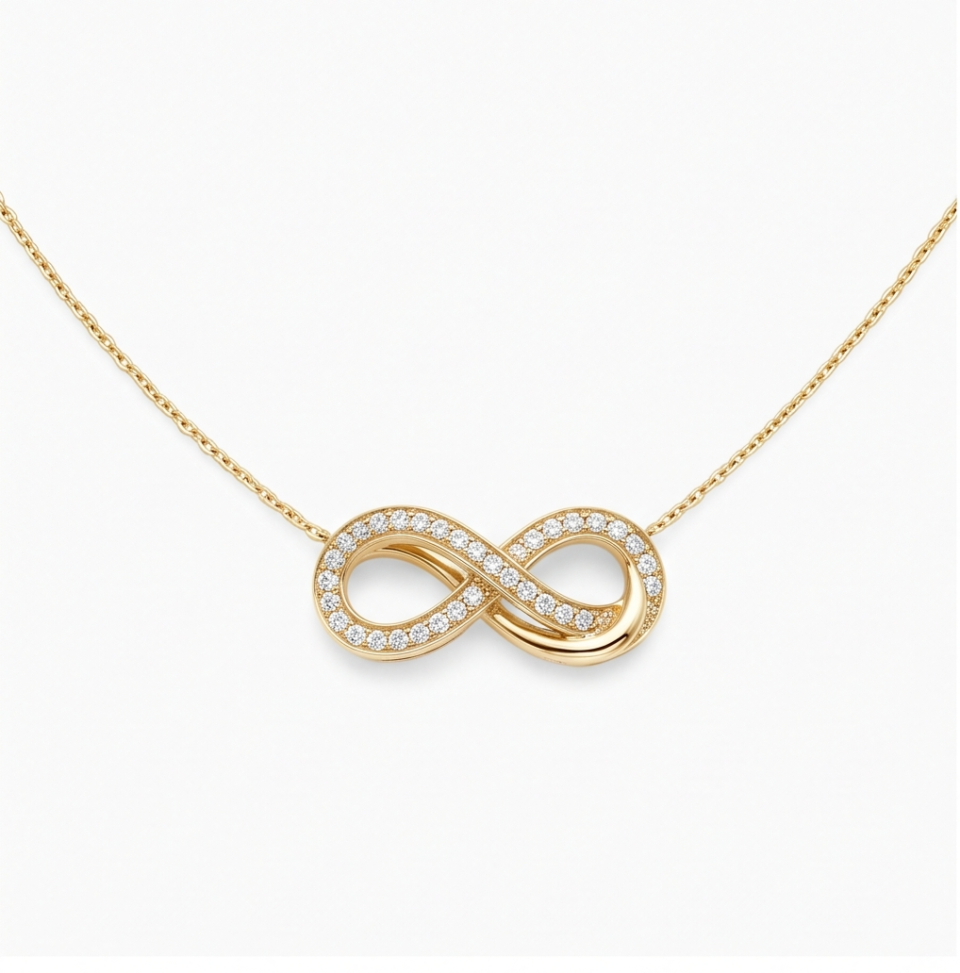 Infinity Knot Pendant Necklace