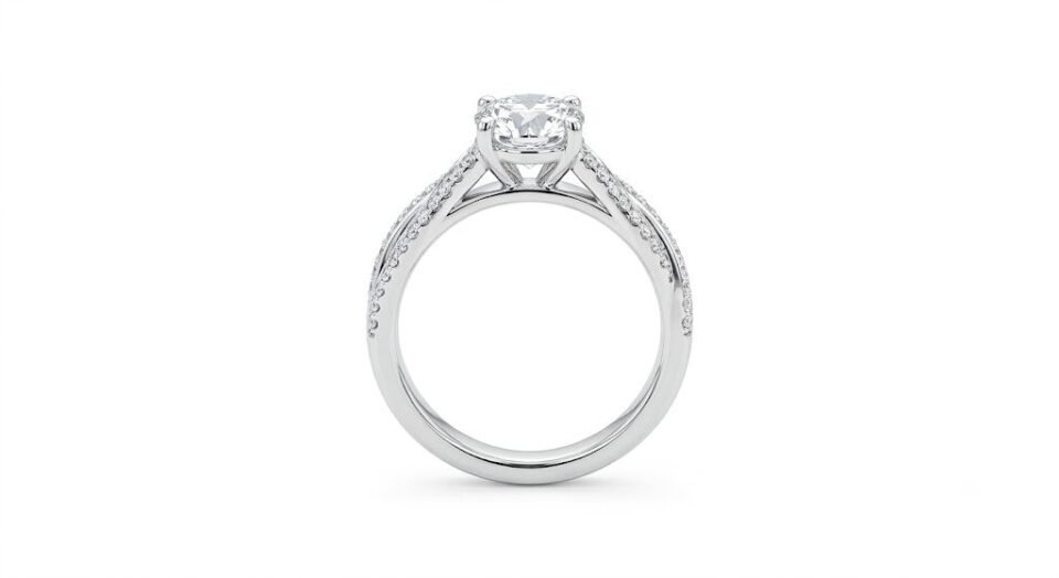 Cathedral Wedding Band
